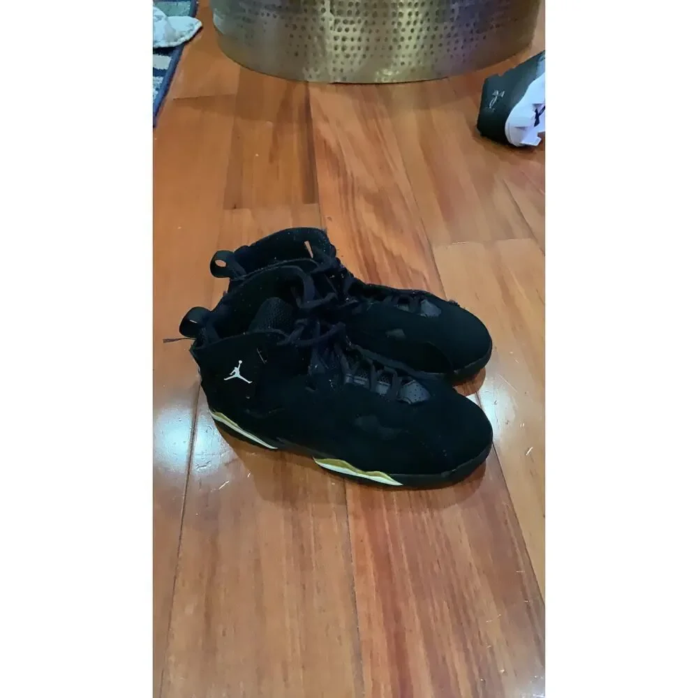 Jordan Kids Air Jordan 7 High-Top Sneakers 2Y Black Yellow